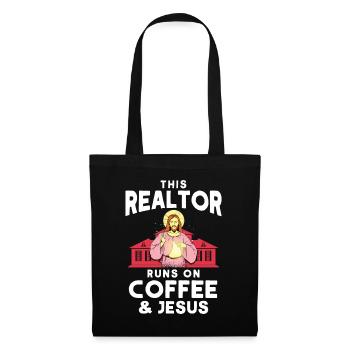 Real Estate Agent Broker Profession Real Estate - Tote Bag - black - Front