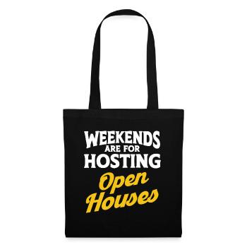 Real Estate Agent Broker Profession Real Estate - Tote Bag - black - Front