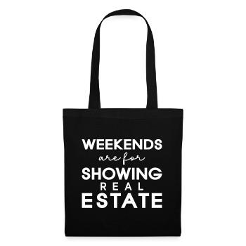 Real Estate Agent Broker Profession Real Estate - Tote Bag - black - Front
