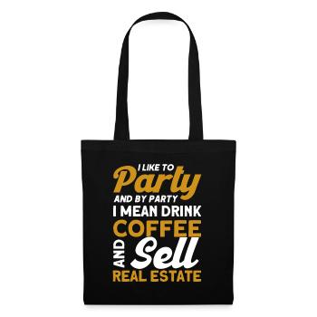 Real Estate Agent Broker Profession Real Estate - Tote Bag - black - Front