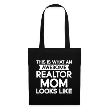 Real Estate Agent Broker Profession Real Estate - Tote Bag - black - Front
