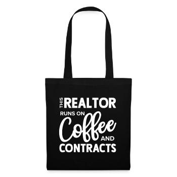 Real Estate Agent Broker Profession Real Estate - Tote Bag - black - Front