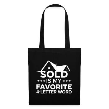 Real Estate Agent Broker Profession Real Estate - Tote Bag - black - Front