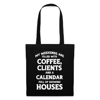 Real Estate Agent Broker Profession Real Estate - Tote Bag - black - Front