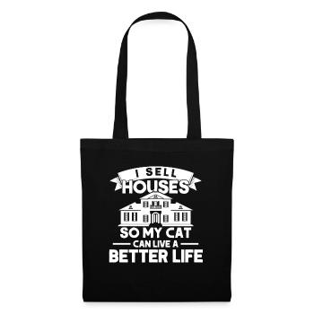Real Estate Agent Broker Profession Real Estate - Tote Bag - black - Front