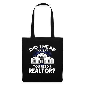 Real Estate Agent Broker Profession Real Estate - Tote Bag - black - Front