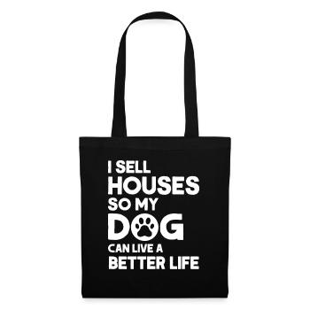 Real Estate Agent Broker Profession Real Estate - Tote Bag - black - Front