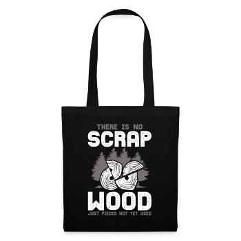 Carpenter Gift Saying Woodworking - Tote Bag - black - Front