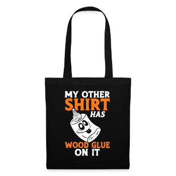 Carpenter Gift Saying Woodworking - Tote Bag - black - Front