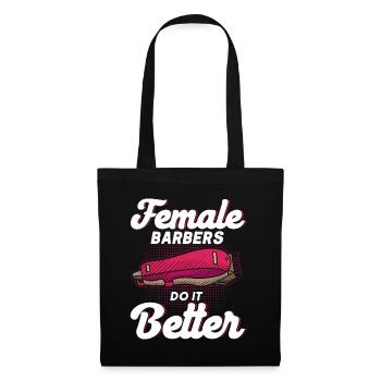 Hairdresser Saying Gift Hair Salon Hairdresser - Tote Bag - black - Front