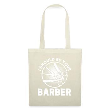 Friseur Spruch Geschenk Friseursalon Friseur - Stoffbeutel - Natur - Vorne