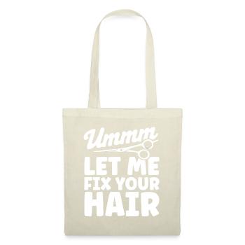 Friseur Spruch Geschenk Friseursalon Friseur - Stoffbeutel - Natur - Vorne
