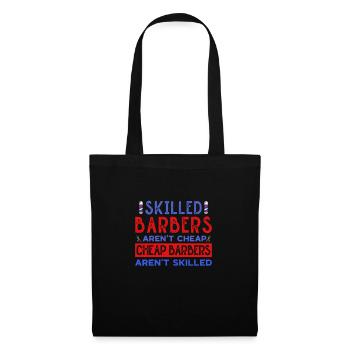 Friseur Spruch Geschenk Friseursalon Friseur - Stoffbeutel - Schwarz - Vorne