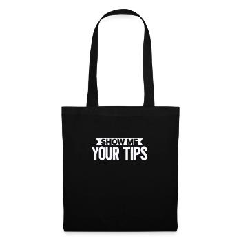 Barkeeper Geschenk Mixologist Spruch Bar - Stoffbeutel - Schwarz - Vorne