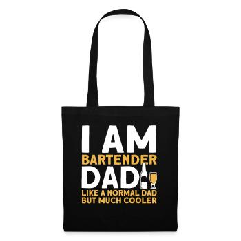 Barkeeper Geschenk Mixologist Spruch Bar - Stoffbeutel - Schwarz - Vorne