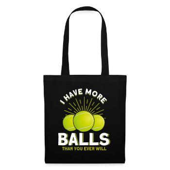 Tennis saying tennis player gift tennis - Tote Bag - black - Front