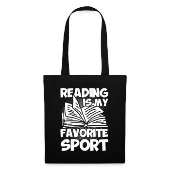 Livre de lecture livre livre cadeau lecture de livres - Sac en tissu - noir - Devant