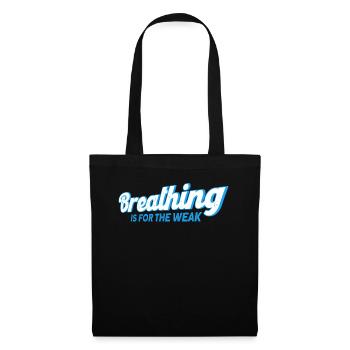 Schwimmen Geschenk Schwimmer Spruch Schwimmen - Stoffbeutel - Schwarz - Vorne