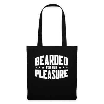 Barbes Dire Barbe Drôle Barbe Cadeau Barbe - Sac en tissu - noir - Devant