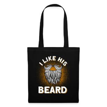 Barbes Dire Barbe Drôle Barbe Cadeau Barbe - Sac en tissu - noir - Devant