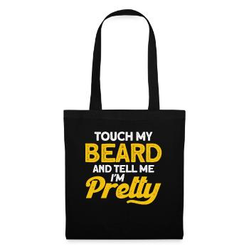 Barbes Dire Barbe Drôle Barbe Cadeau Barbe - Sac en tissu - noir - Devant