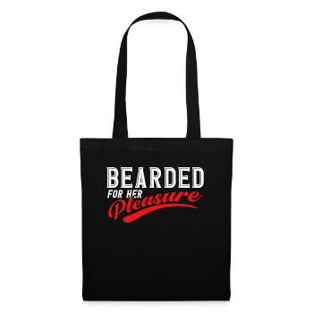 Barbes Dire Barbe Drôle Barbe Cadeau Barbe - Sac en tissu - noir - Devant