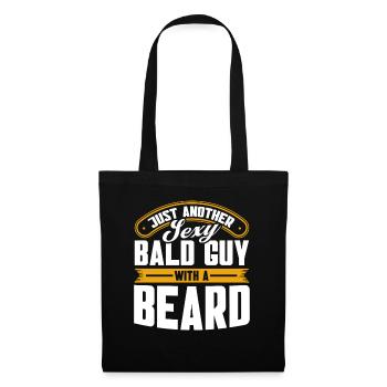 Barbes Dire Barbe Drôle Barbe Cadeau Barbe - Sac en tissu - noir - Devant