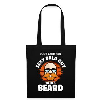 Barbes Dire Barbe Drôle Barbe Cadeau Barbe - Sac en tissu - noir - Devant