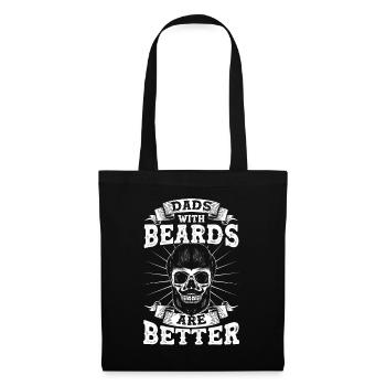 Barbes Dire Barbe Drôle Barbe Cadeau Barbe - Sac en tissu - noir - Devant