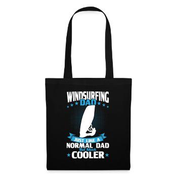 Windsurfen Surfboard Kite Geschenk Für Windsurfer - Stoffbeutel - Schwarz - Vorne