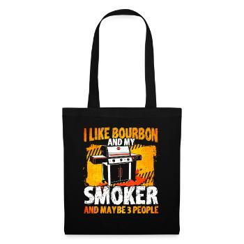 Bbq Grill Meat Lovers Grill Party Food Bbq - Tote Bag - black - Front
