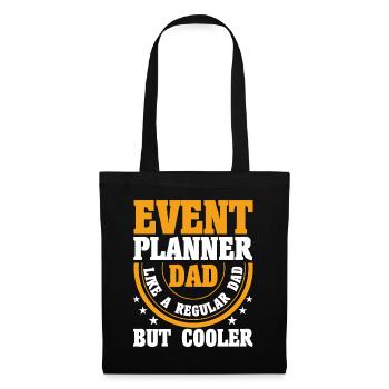 Eventplaner Hochzeitsplaner Event Manager - Stoffbeutel - Schwarz - Vorne
