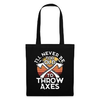 Axe Thrower Axe Throw Axe Gift - Tote Bag - black - Front