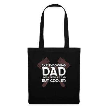 Axt Werfer Axt Werfen Vater Papa Axt Geschenk - Stoffbeutel - Schwarz - Vorne