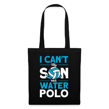Wasserball Wassersport Polo Schwimmen - Stoffbeutel - Schwarz - Vorne