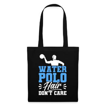 Wasserball Wassersport Polo Schwimmen - Stoffbeutel - Schwarz - Vorne
