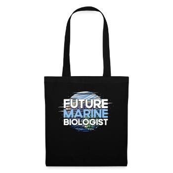 Meeresbiologe Ozean Geschenk Meeresbiologie - Stoffbeutel - Schwarz - Vorne