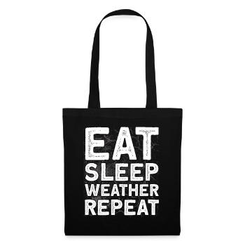 Meteorologist Quote Gift Meteorology - Tote Bag - black - Front