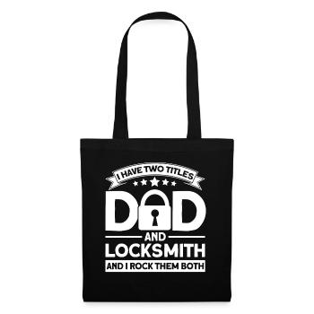 Locksmith Lock Picking Employee Locksmith - Tote Bag - black - Front