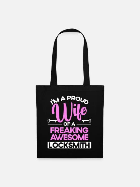 Serrurier crochetage serrurerie employé serrurier - Sac en tissu - noir
