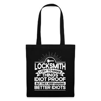 Locksmith Lock Picking Employee Locksmith - Tote Bag - black - Front