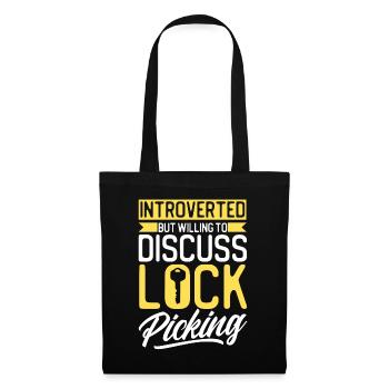 Locksmith Lock Picking Employee Locksmith - Tote Bag - black - Front