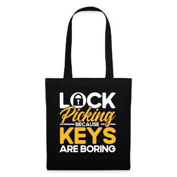 Locksmith Lock Picking Employee Locksmith - Tote Bag - black - Front