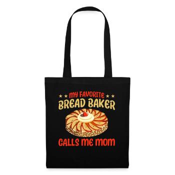 Bread Baking Gift Bakery Quote Baker - Tote Bag - black - Front
