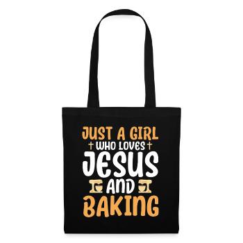 Bread Baking Gift Bakery Quote Baker - Tote Bag - black - Front
