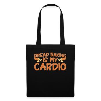 Bread Baking Gift Bakery Quote Baker - Tote Bag - black - Front