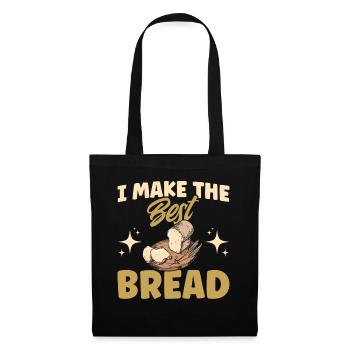 Bread Baking Gift Bakery Quote Baker - Tote Bag - black - Front