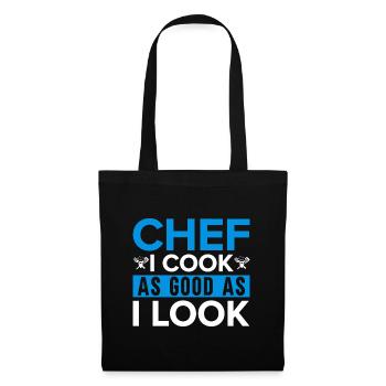 Chef Quote Gift Funny Chef - Tote Bag - black - Front