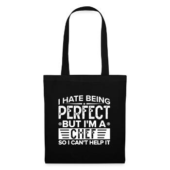 Chef Quote Gift Funny Chef - Tote Bag - black - Front