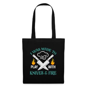 Chef Quote Gift Funny Chef - Tote Bag - black - Front